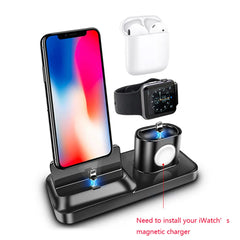 3 in 1 Magnetic Charging Dock Fast Charging Qi Wireless Charger