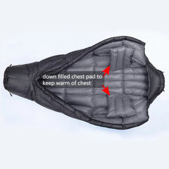 Kamperbox Winter Sleeping Bags Camping Down Sleeping Bags Winter Outdoor Ultralight Sleeping Bags Camping Equipments