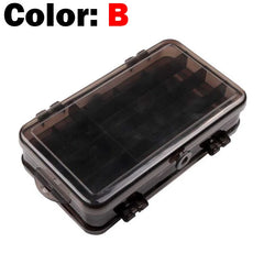 Double Sided Fishing Tackle Box 13 Compartments