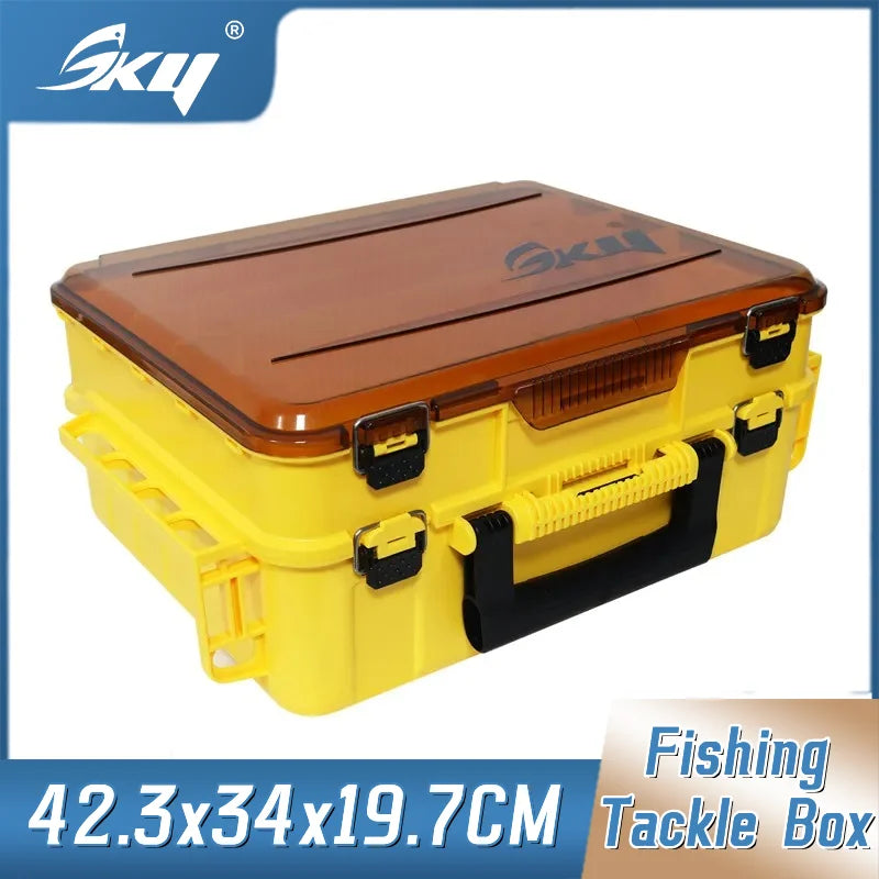 Fishing Tackle Box Double Layer Professional Fishing Accessories Storage Case