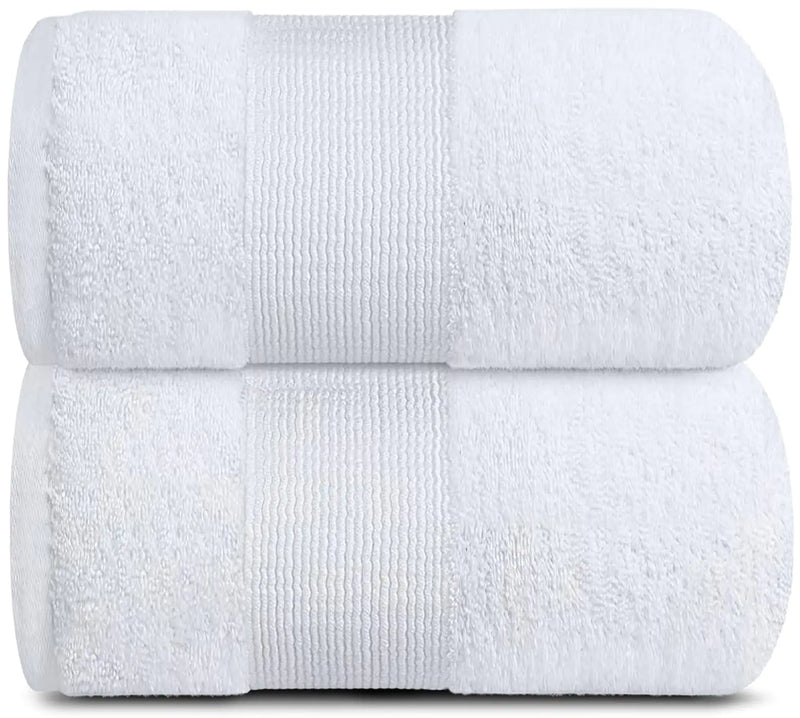 Resort Collection Soft Bath Sheets Towels Set of 2 Oversize Large 35x70 in