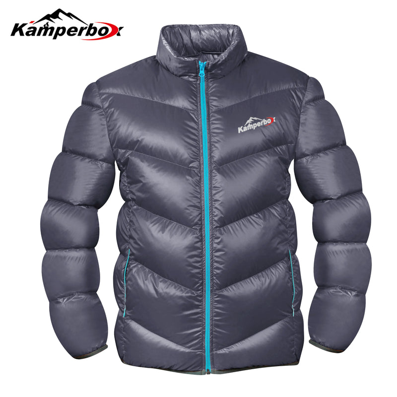 Kamperbox Men’s Down Jacket Thermal Jacket for Camping and Outdoor Gear