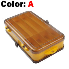 Double Sided Fishing Tackle Box 13 Compartments