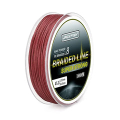 100m 8 Strand PE Braided Fishing Line 10-80lb Multifilament Fishing Lines