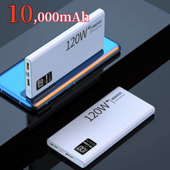 120W Power Bank 50000mAh High Capacity Power Bank Fast Charging