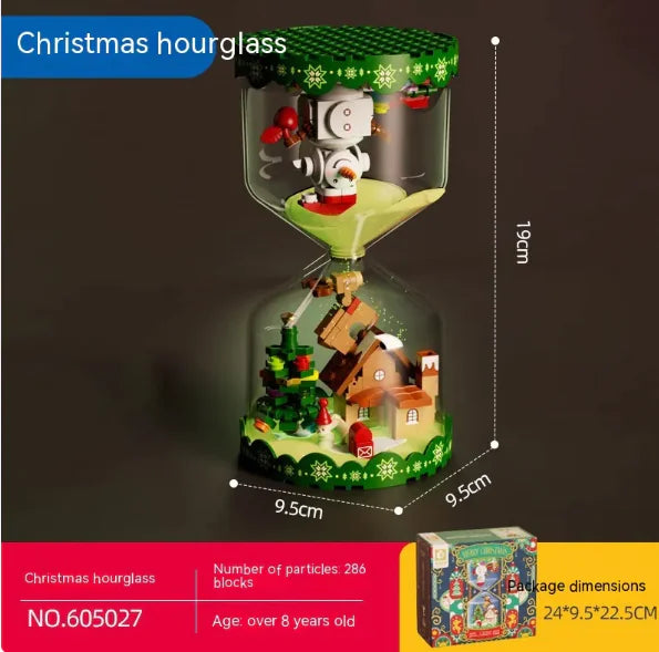 Christmas Hourglass Children Educational Assembly Toys